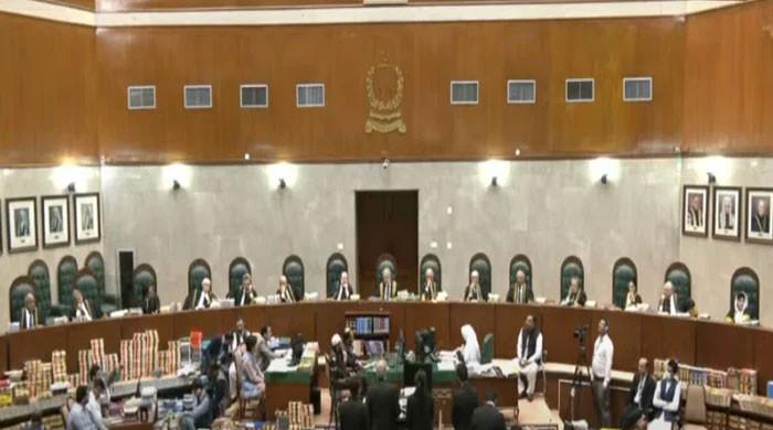 آئین کے خلاف ہونے پر پارلیمنٹ سپریم کورٹ کے قوانین کو مکمل طور پر ختم کر سکتی ہے: جسٹس منصور علی شاہ