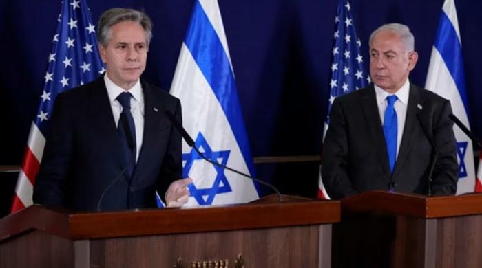 بلنکن نے اسرائیل کو حماس کے خلاف مرتے دم تک امریکہ کی حمایت کا یقین دلایا